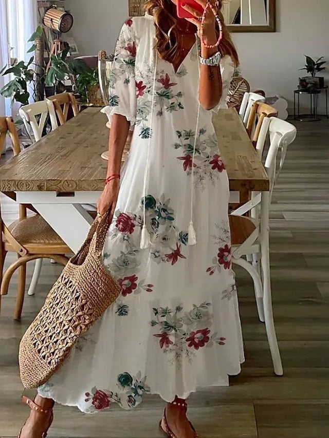 Mikah | Elegant Boho Kjole – Feminin i Enhver Alder