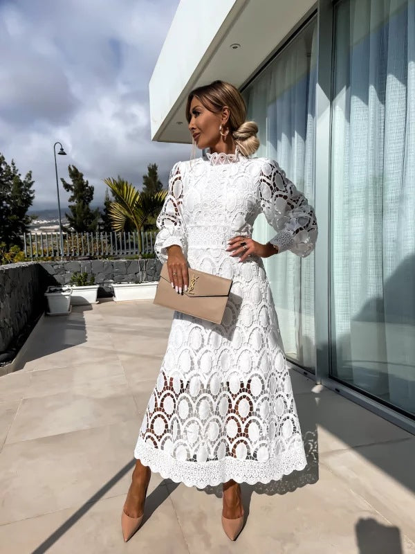 Liza™ | Romantisk Blondekjole" can be rewritten as "Liza™ | Elegant Lace Dress