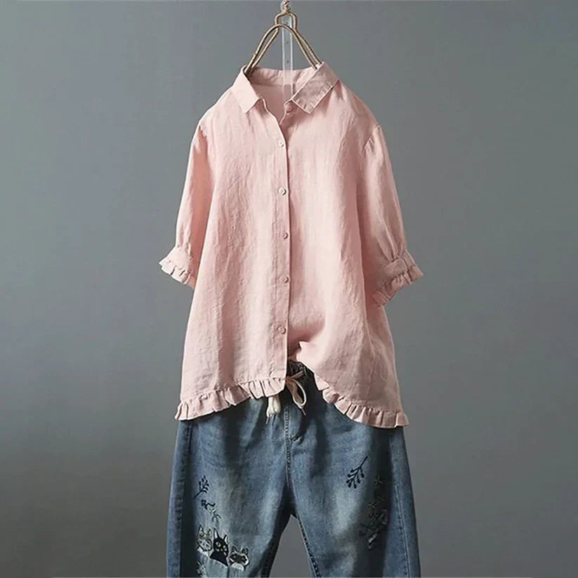 ANNA | Vardag Ruffle Top