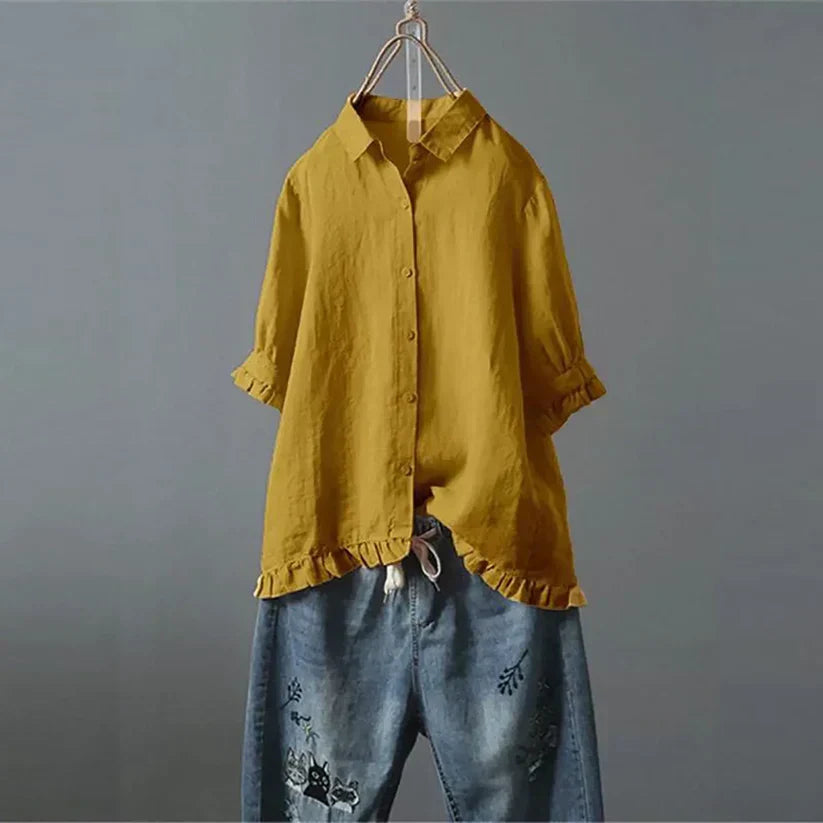 ANNA | Vardag Ruffle Top