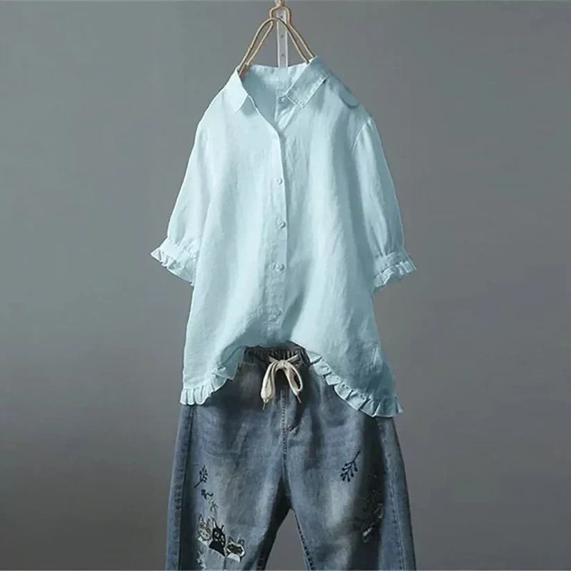 ANNA | Vardag Ruffle Top