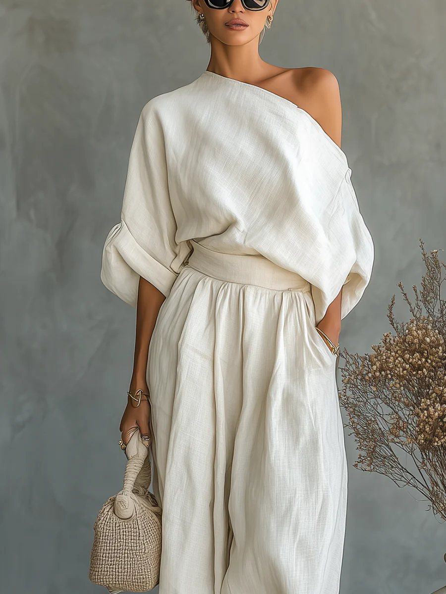 Eleonora | Chic Off-Shoulder Two-Piece Set