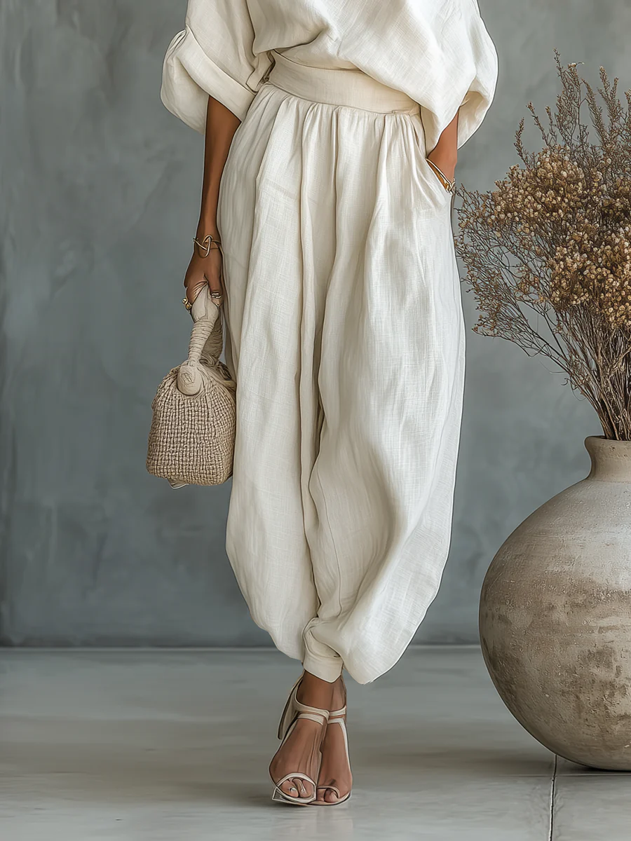 Eleonora | Stylish Off-Shoulder Two-Piece Set