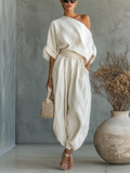 Eleonora | Chic Off-Shoulder Two-Piece Set