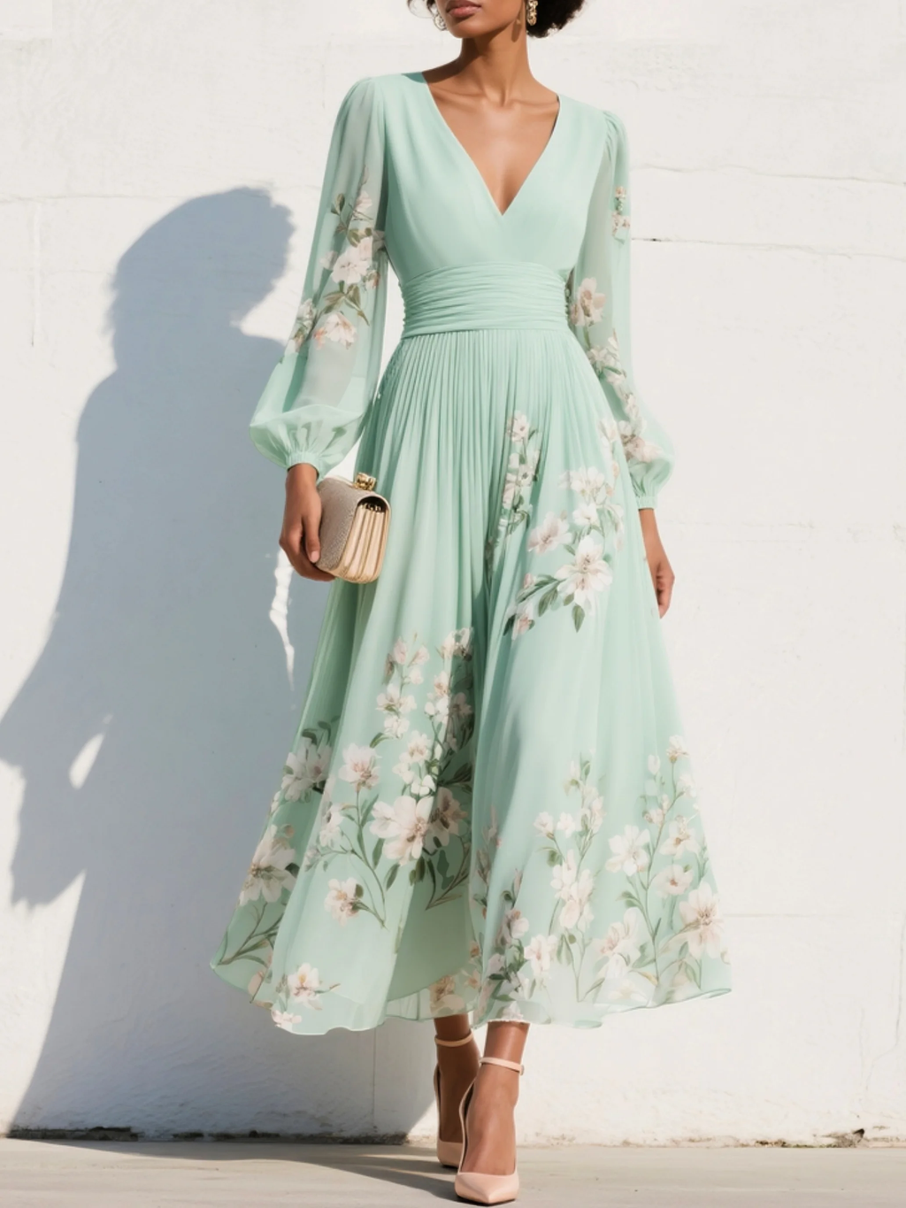 NIRENA | Midi kjole