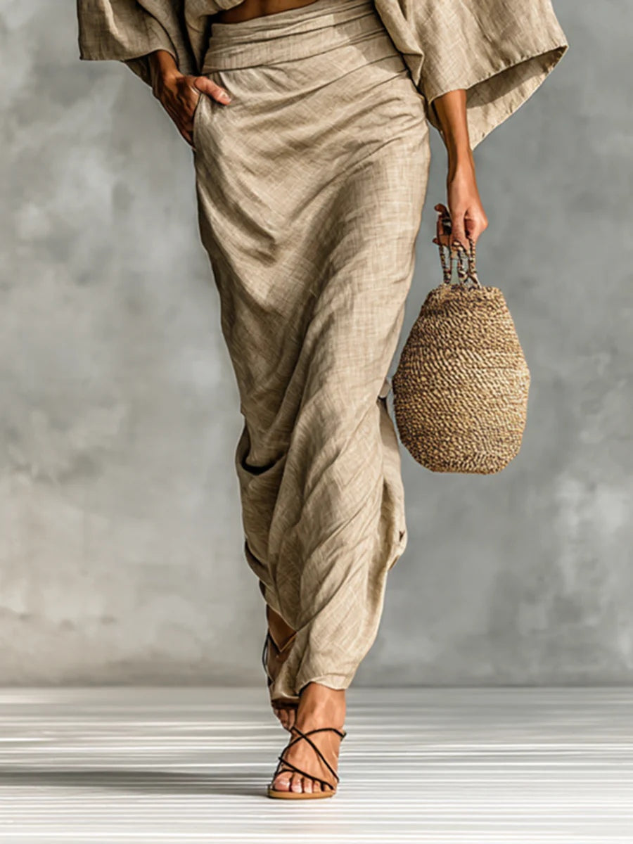 Giulia | Chic Two-Piece Set with Skirt