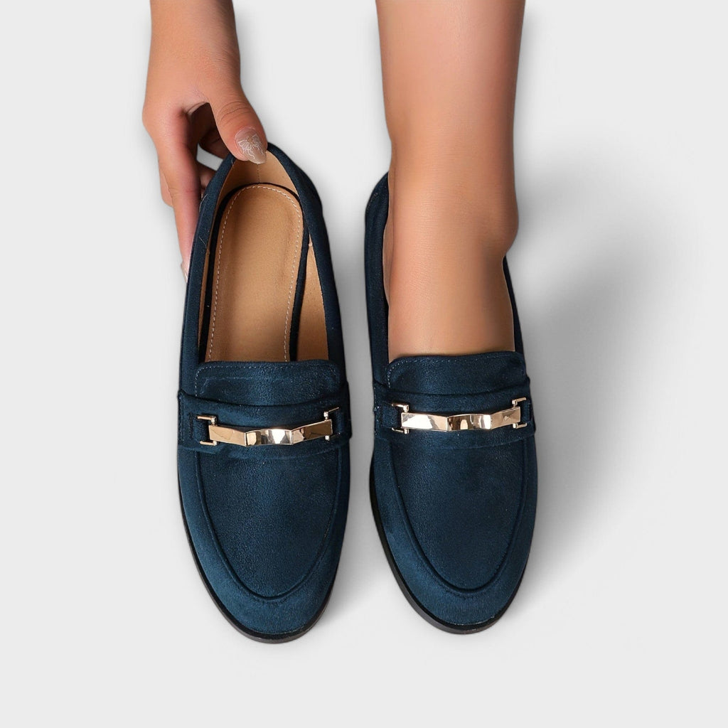 Noémie | Suede Slip-On Loafers