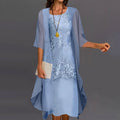 Eleanor™ | Elegant Chiffonkjole i To Dele
