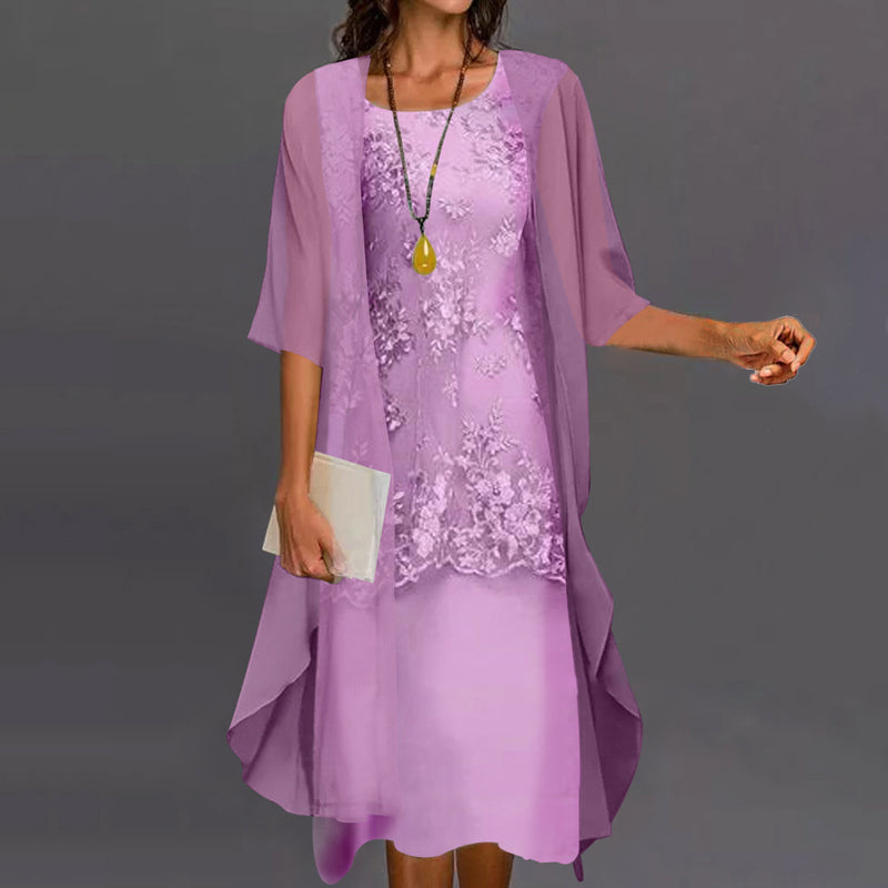 Eleanor™ | Elegant Chiffonkjole i To Dele