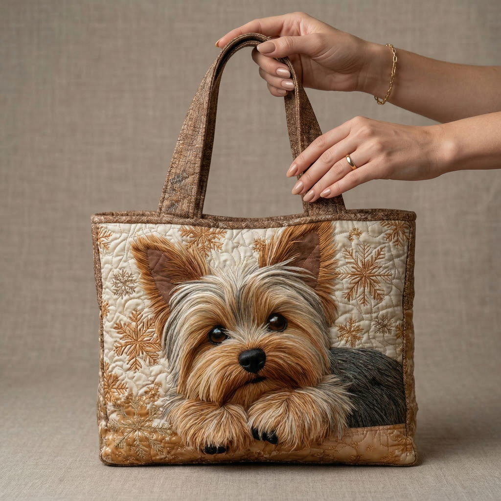 HÅNDLAVET VÄSKA - YORKSHIRE TERRIER