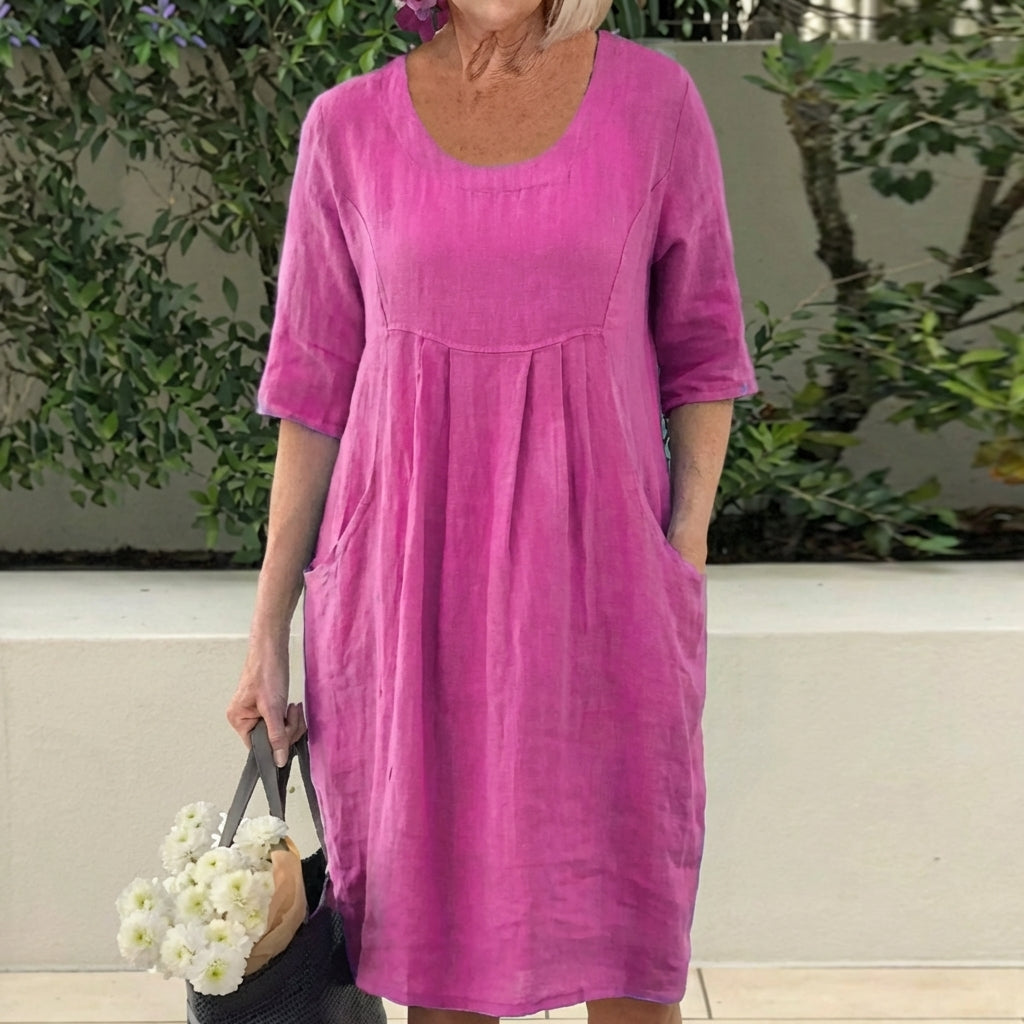 Paisley | Elegant Klänning Med Fickor