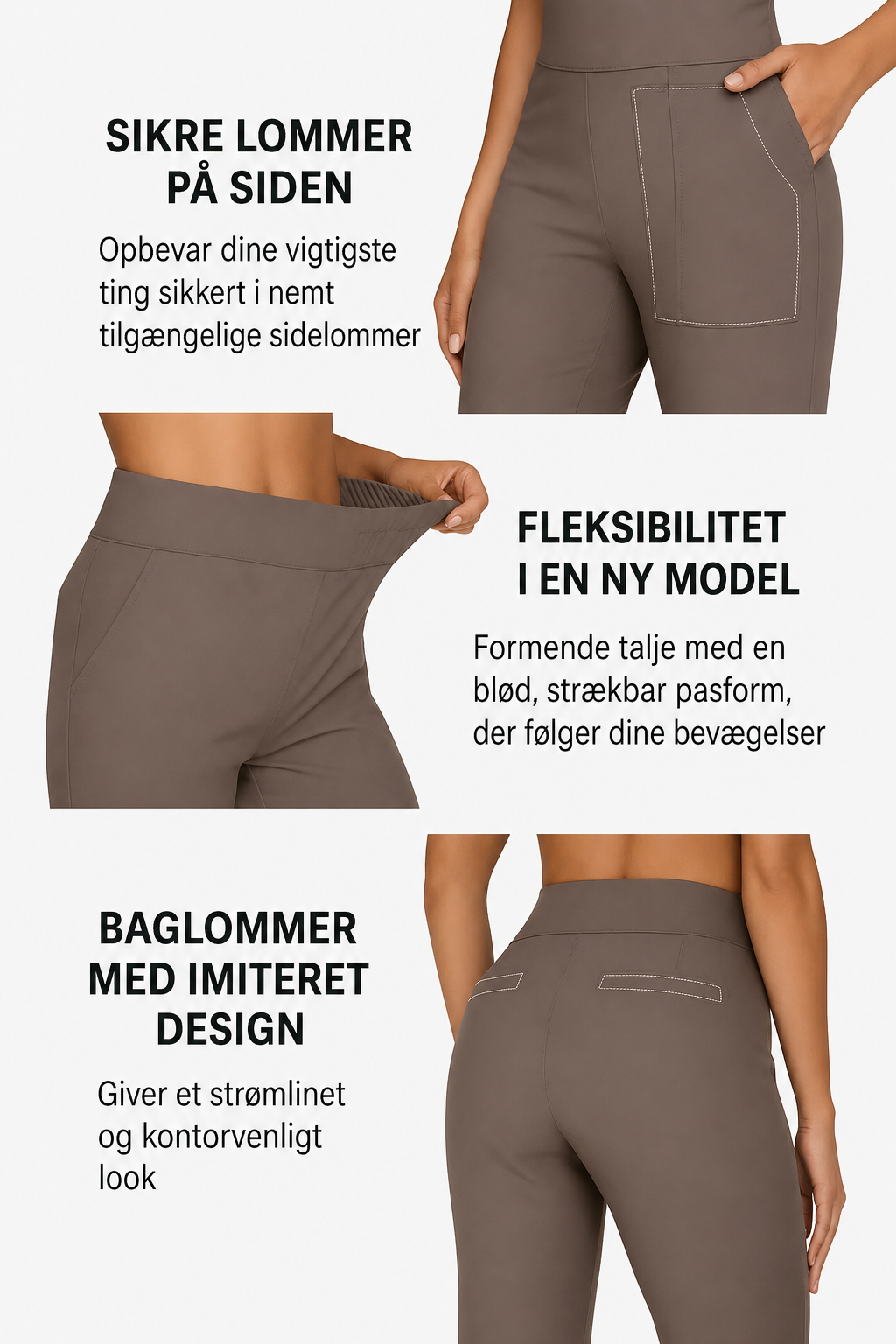 Klara | de komfortable stretchbukser
