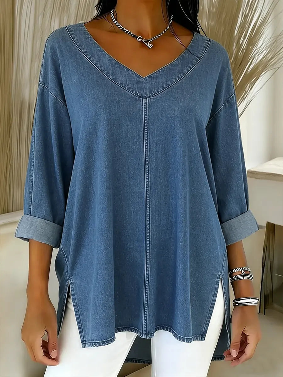 Lucy | Stilfuld Denim Top