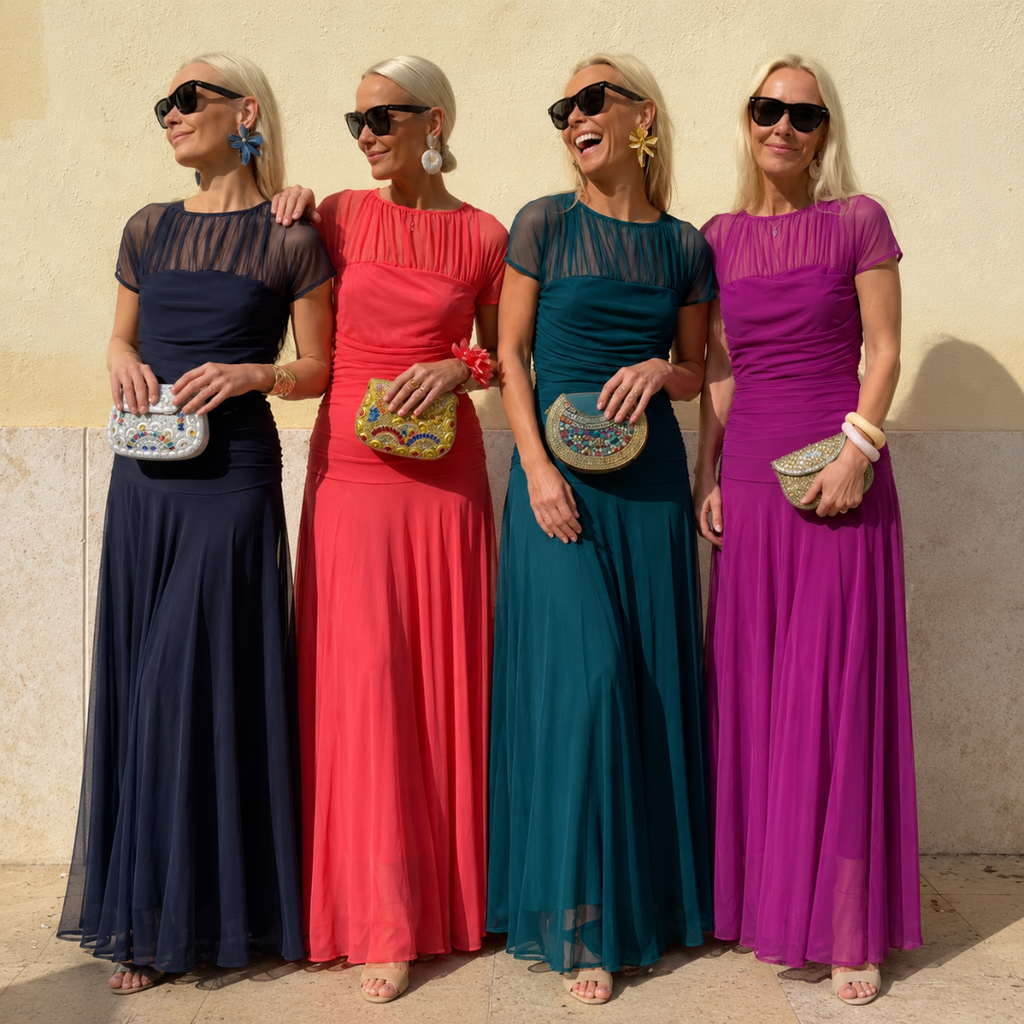 Lauren™ | Chiffon Klänning