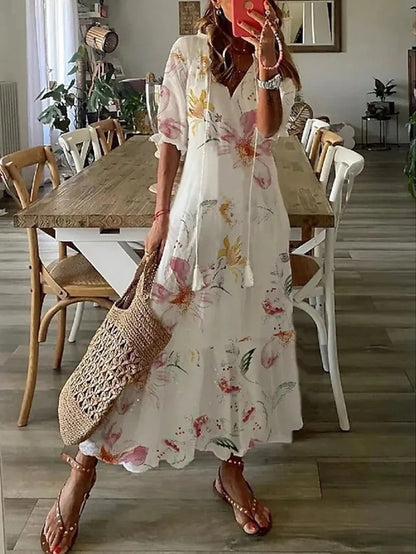 ARIA | Boho Mave Dækning Kjole