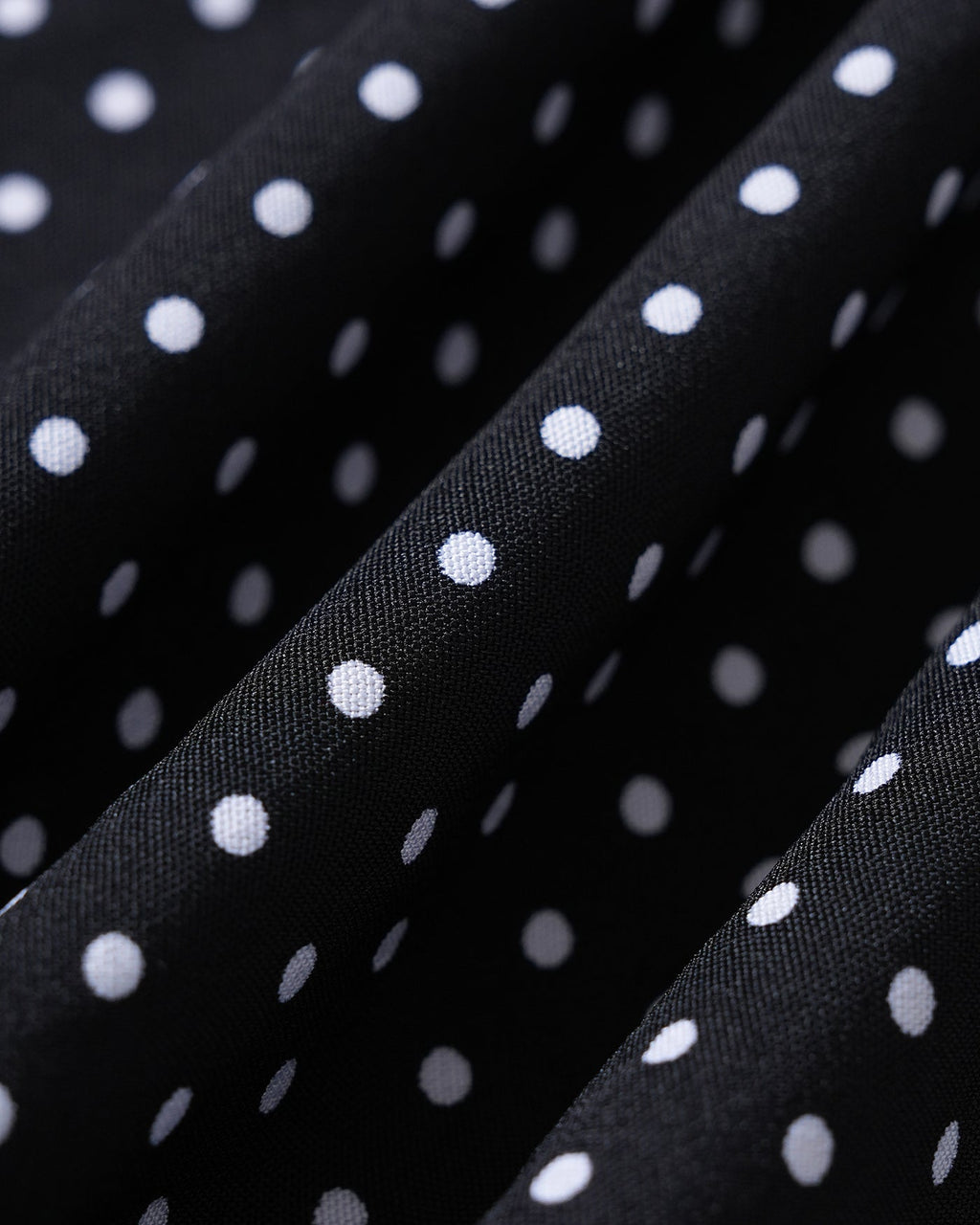 Svart Halter Tie Polka Dot Maxi Klänning