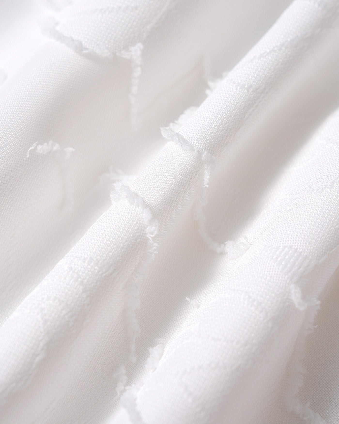 Vit X Cross Jacquard Slip Maxi Klänning