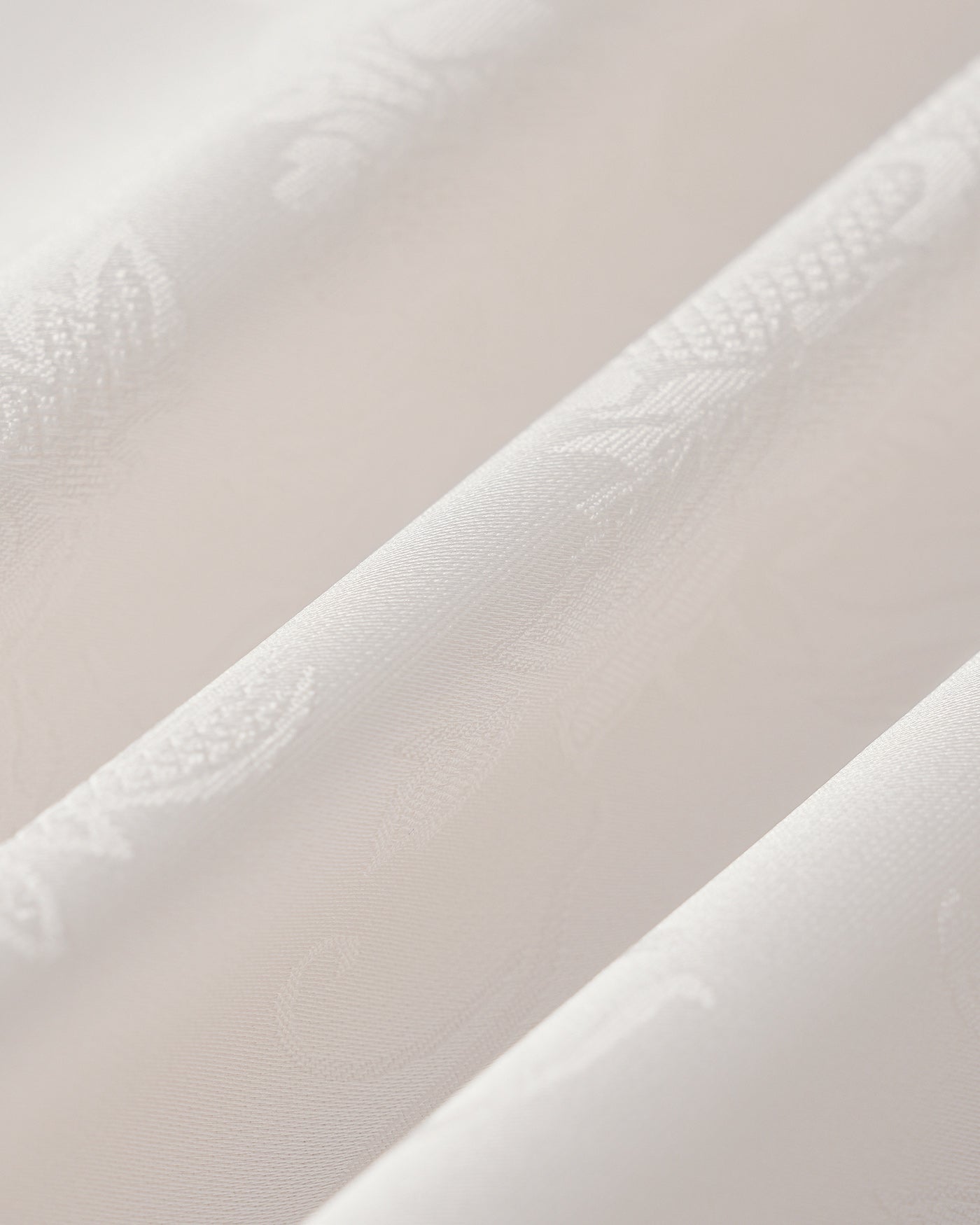 Beige Båt Hals Jacquard Volang Midi Klänning