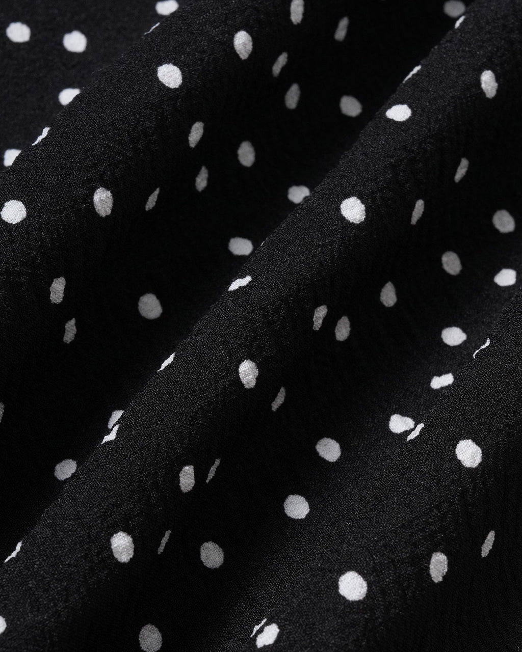 Svart Fyrkantig Nacke Polka Dot Tank Top