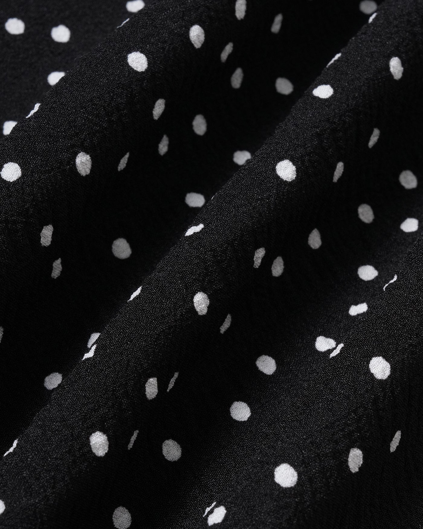 Svart Fyrkantig Nacke Polka Dot Tank Top