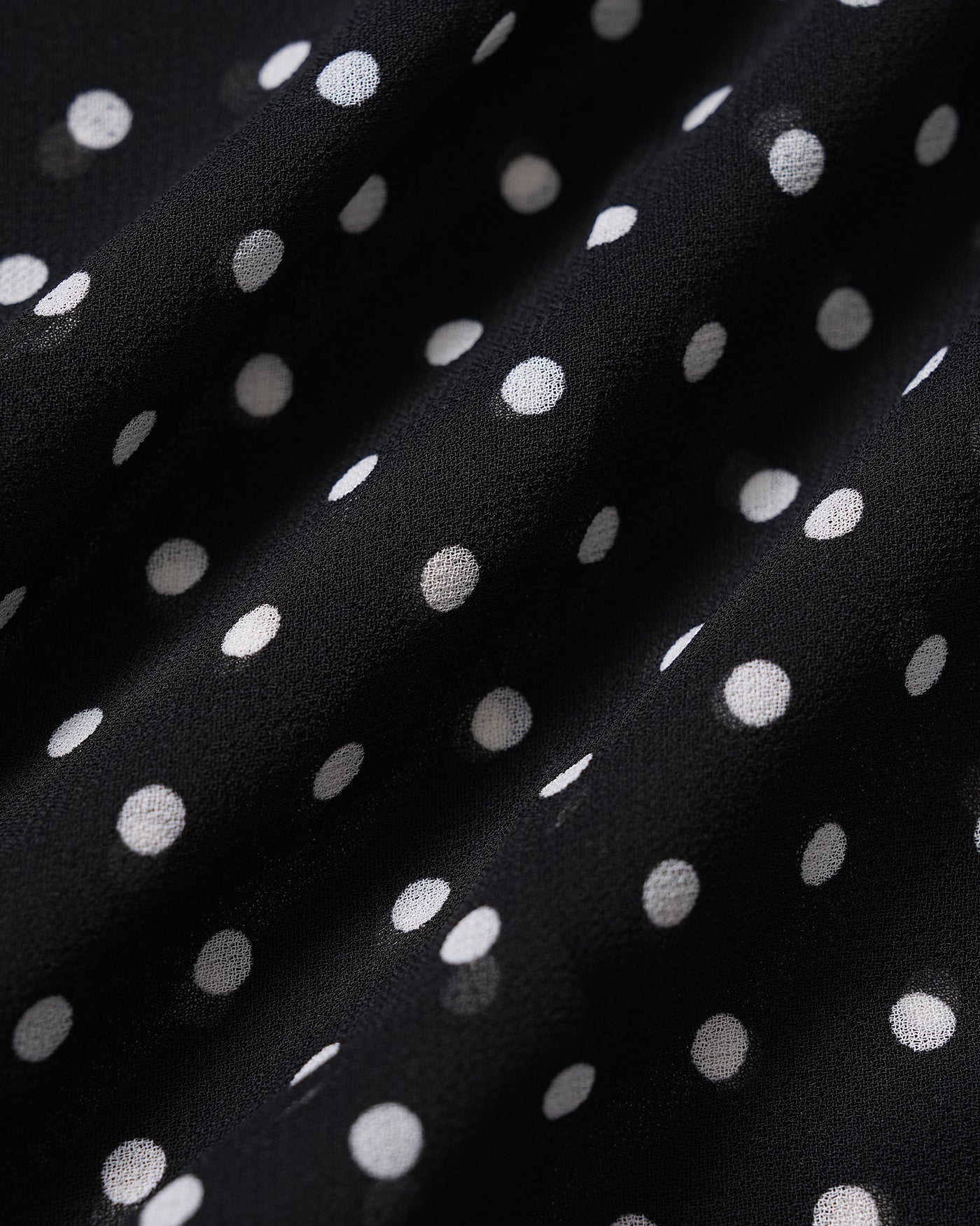 Svart Båthalsad Polka Dot Tanktop